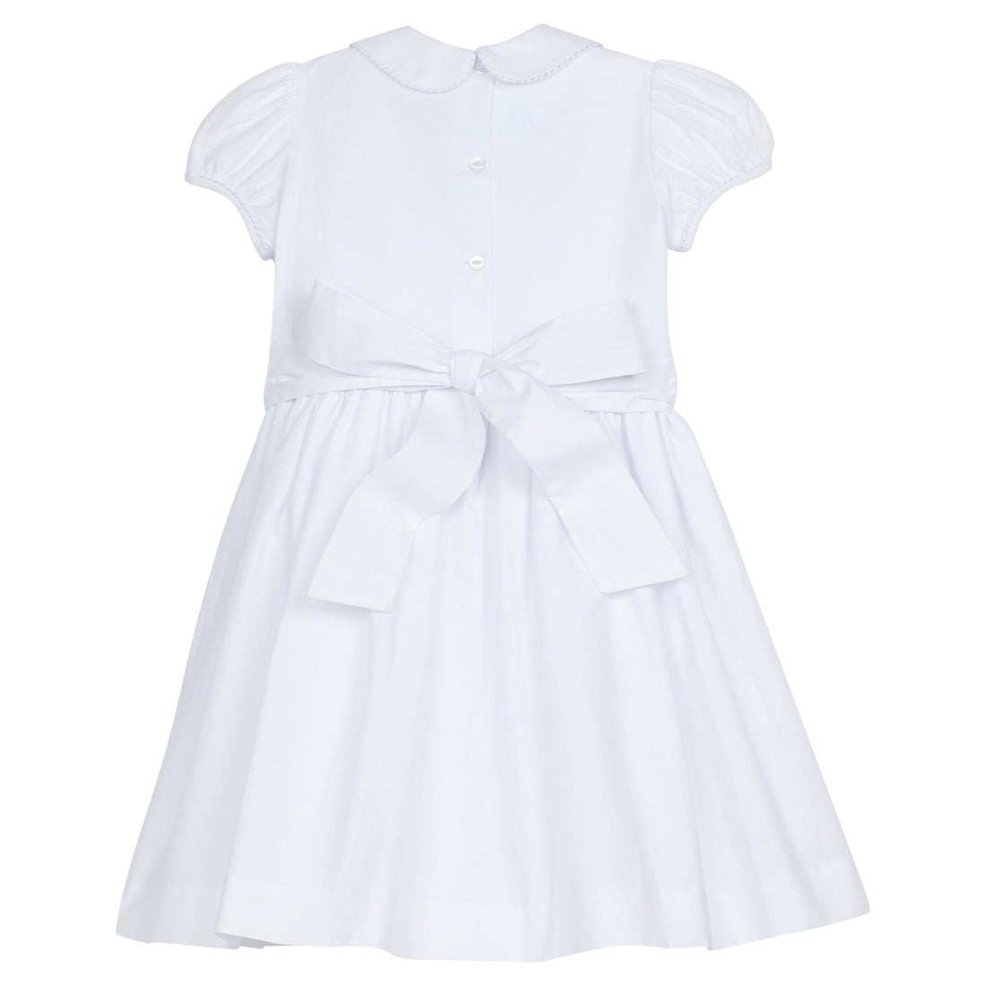 Little English | Girl's Smocked Emery Dress - Classic Wedding Outfit 12M Little English | Girl's Smocked Emery Dress - Classic Wedding Outfit 12M
