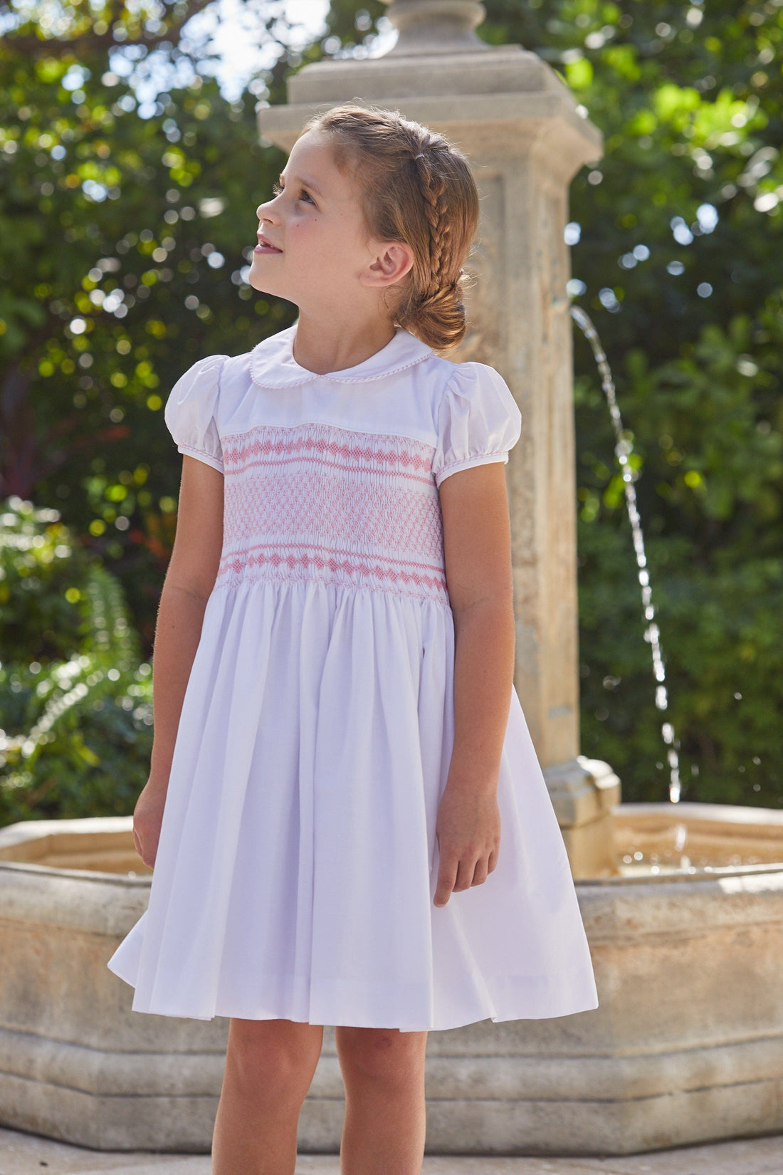 Little English | Girl's Smocked Emery Dress - Classic Wedding Outfit 18M Little English | Girl's Smocked Emery Dress - Classic Wedding Outfit 18M