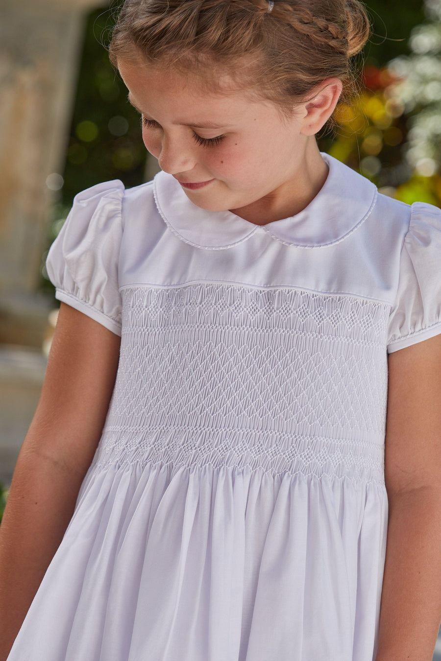 Girl's Smocked Emery Dress Girl's Smocked Emery Dress