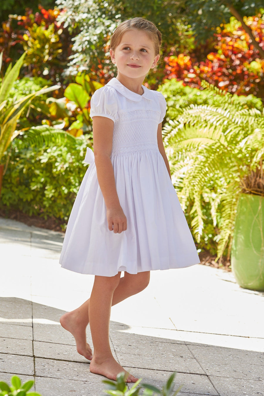 Girl's Smocked Emery Dress Girl's Smocked Emery Dress