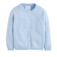 little english classic childrens clothing unisex light blue cardigan
