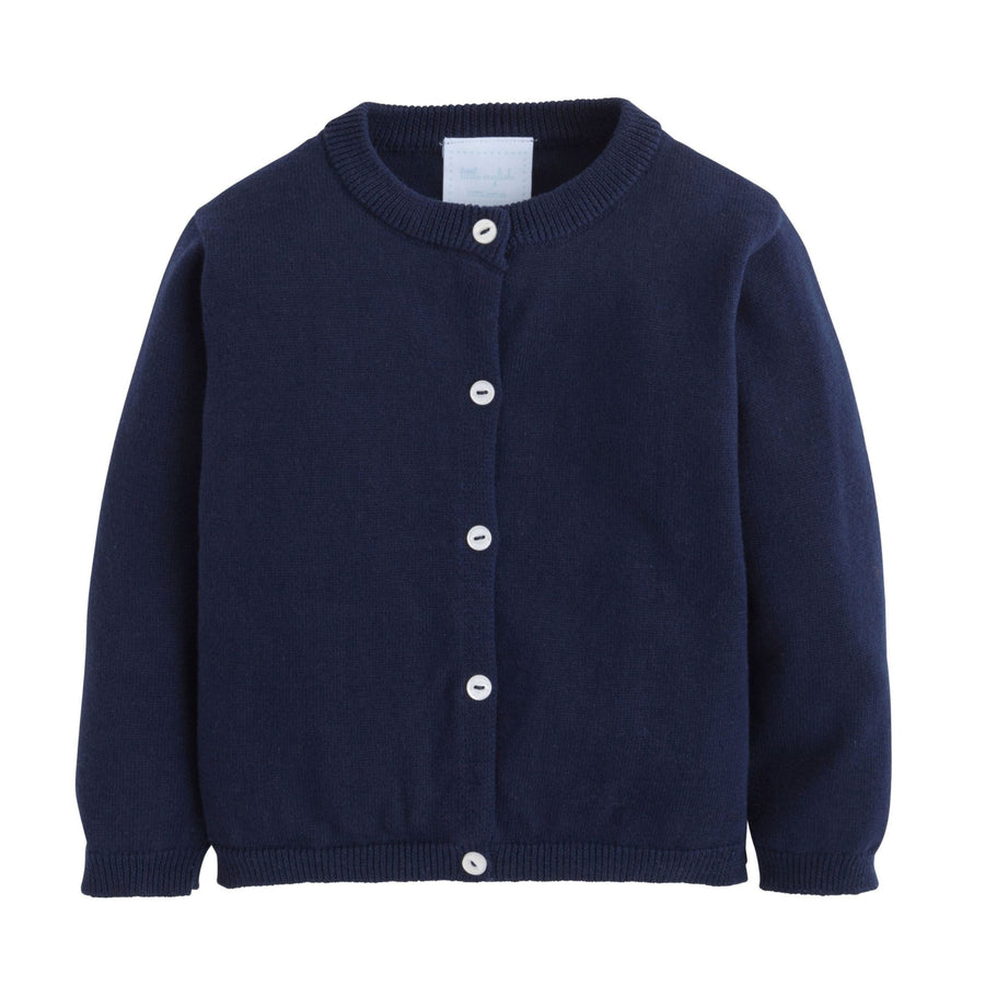 Little English Essential Cardigan Navy For Girls And Boys