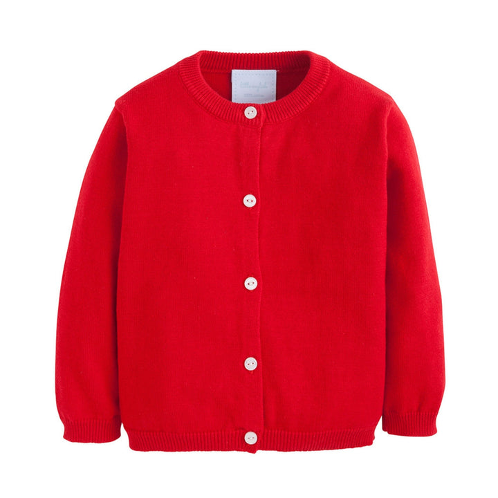 little english classic childrens clothing unisex red cardigan
