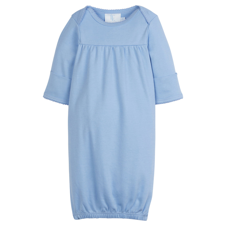 Essential Newborn Gown - Light Blue