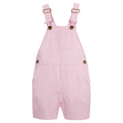 Little English girl's essential shortall in light pink twill for Spring