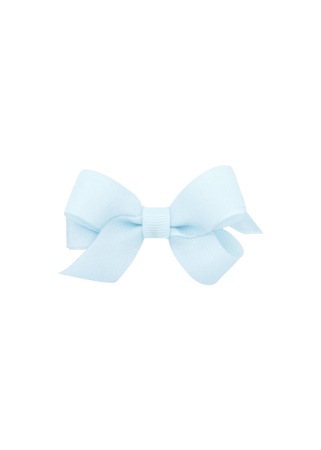 little english traditional medium grosgrain hair bow in blue vapor