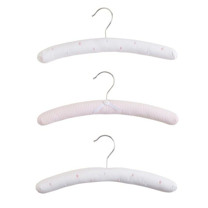 Hangers-Pink Polka Dots, Little English, classic children's clothing, preppy children's clothing, traditional children's clothing, classic baby clothing, traditional baby clothing