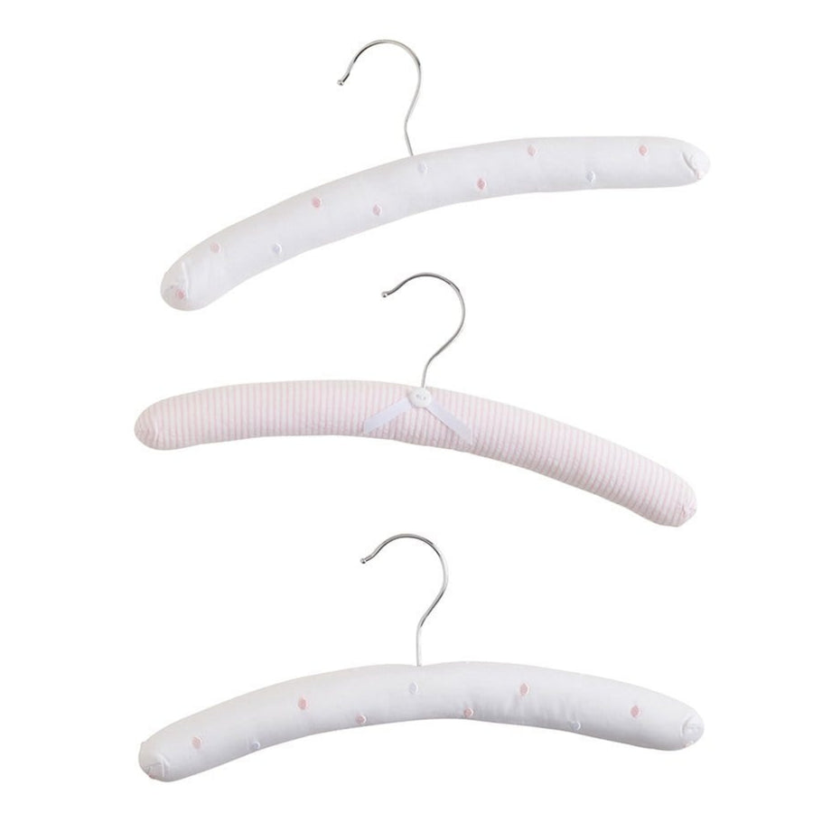 Hangers-Pink Polka Dots, Little English, classic children's clothing, preppy children's clothing, traditional children's clothing, classic baby clothing, traditional baby clothing