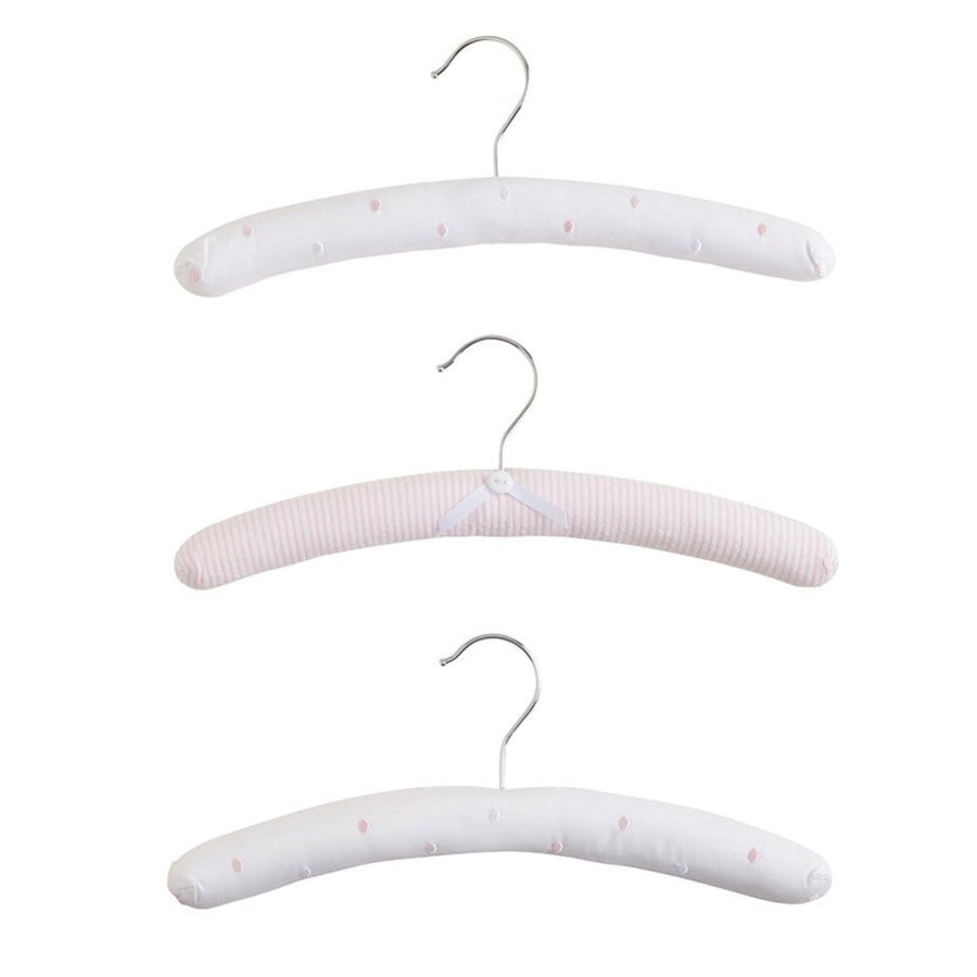 Hangers-Pink Polka Dots, Little English, classic children's clothing, preppy children's clothing, traditional children's clothing, classic baby clothing, traditional baby clothing