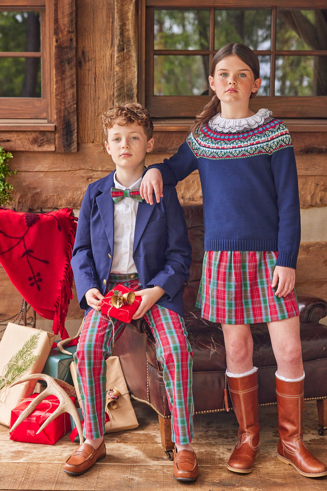 Bow Tie Highlands Tartan Little English