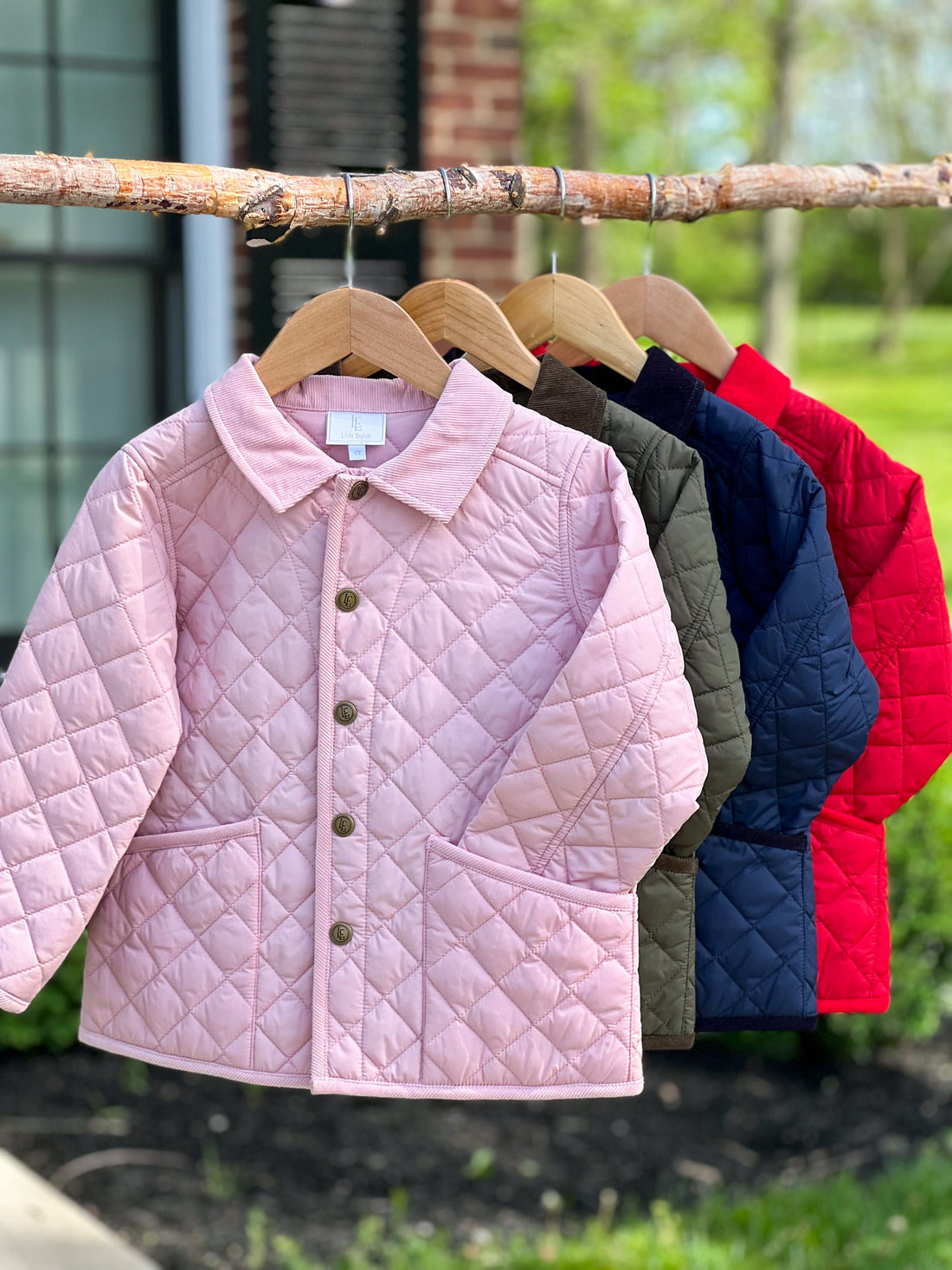 Girl's Pink Quilted Jacket - Kids Outerwear – Little English