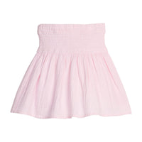 Little English classic isla skirt in jaipur pink with smocked waistband, for little girl 