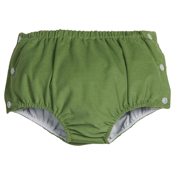 little english classic children's clothing green corduroy jam panty diaper cover for baby boys