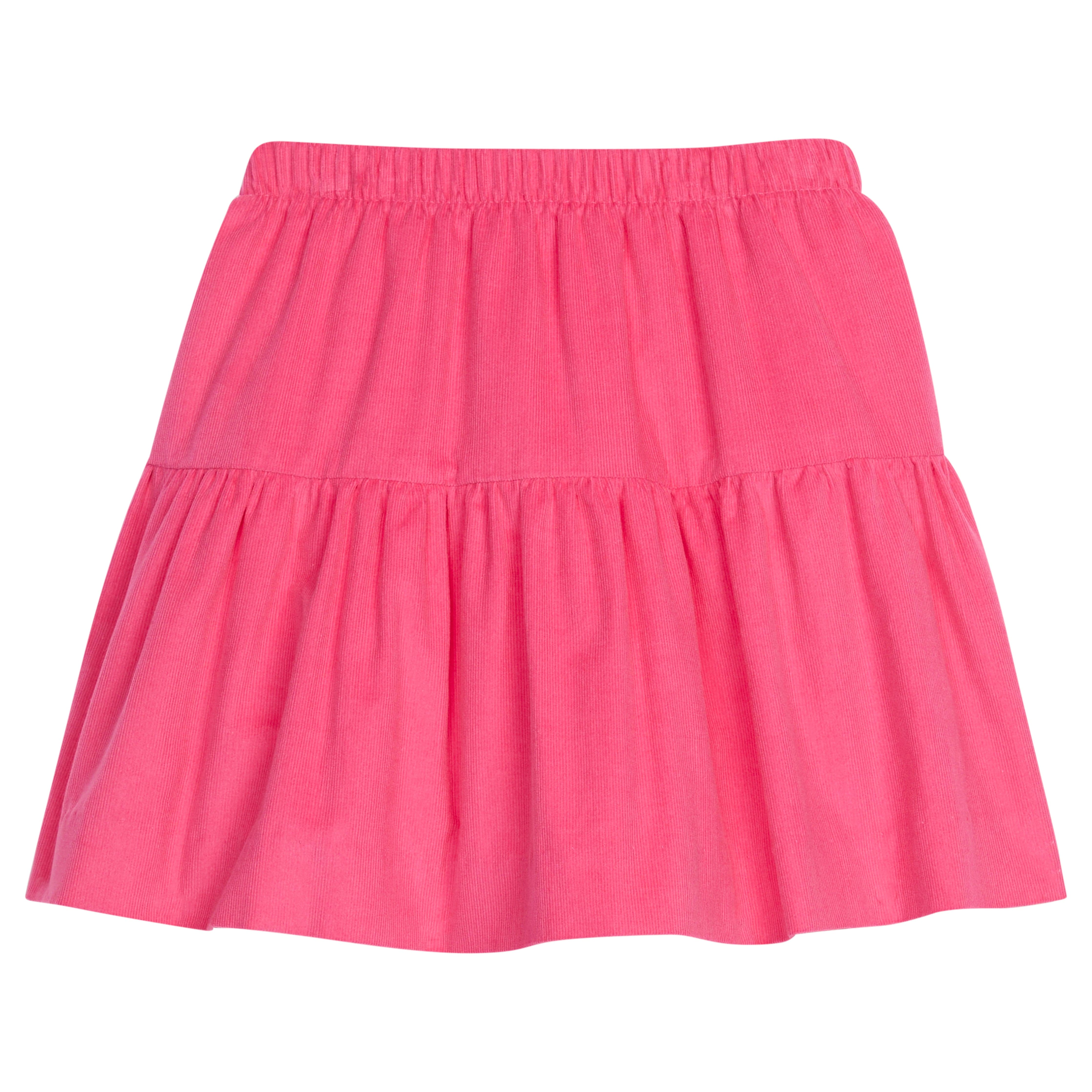 Girls Jillian Corduroy Skirt in Hot Pink – Little English