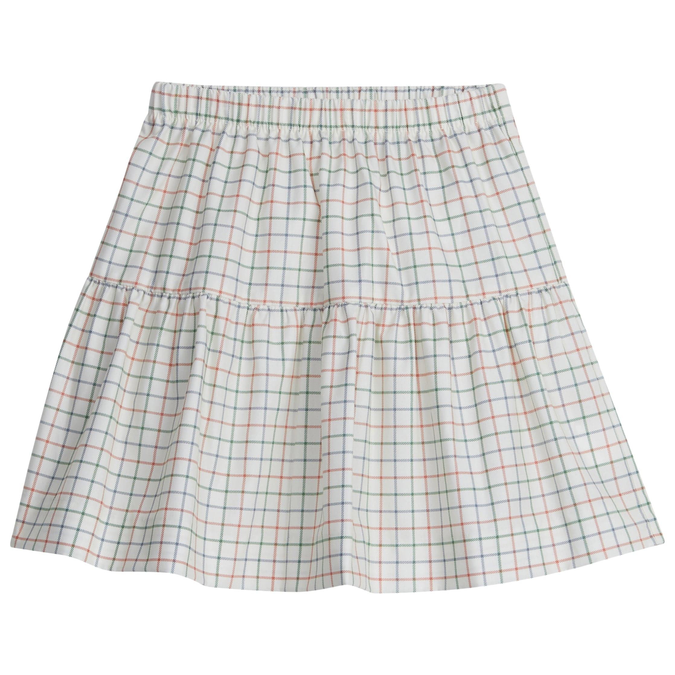 Hunter Tattersall Skirt - Girl's Cute Plaid Clothing – Little English