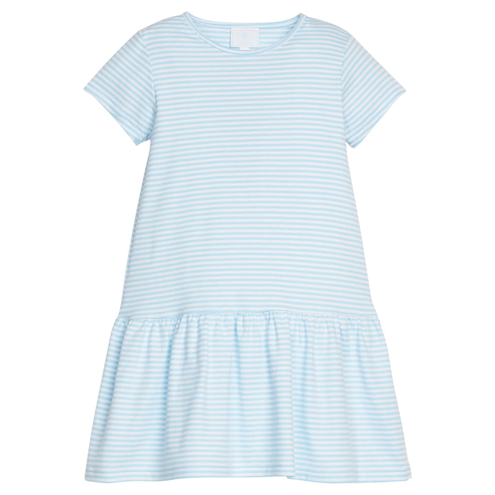 blue striped t shirt dress Little English | Sky Stripe Kari T-Shirt Dress