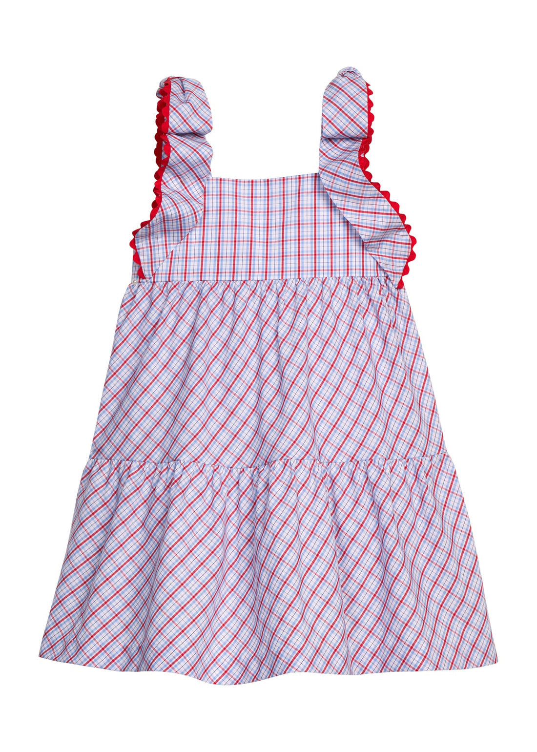 Little English | Patriotic Plaid Katherine Dress