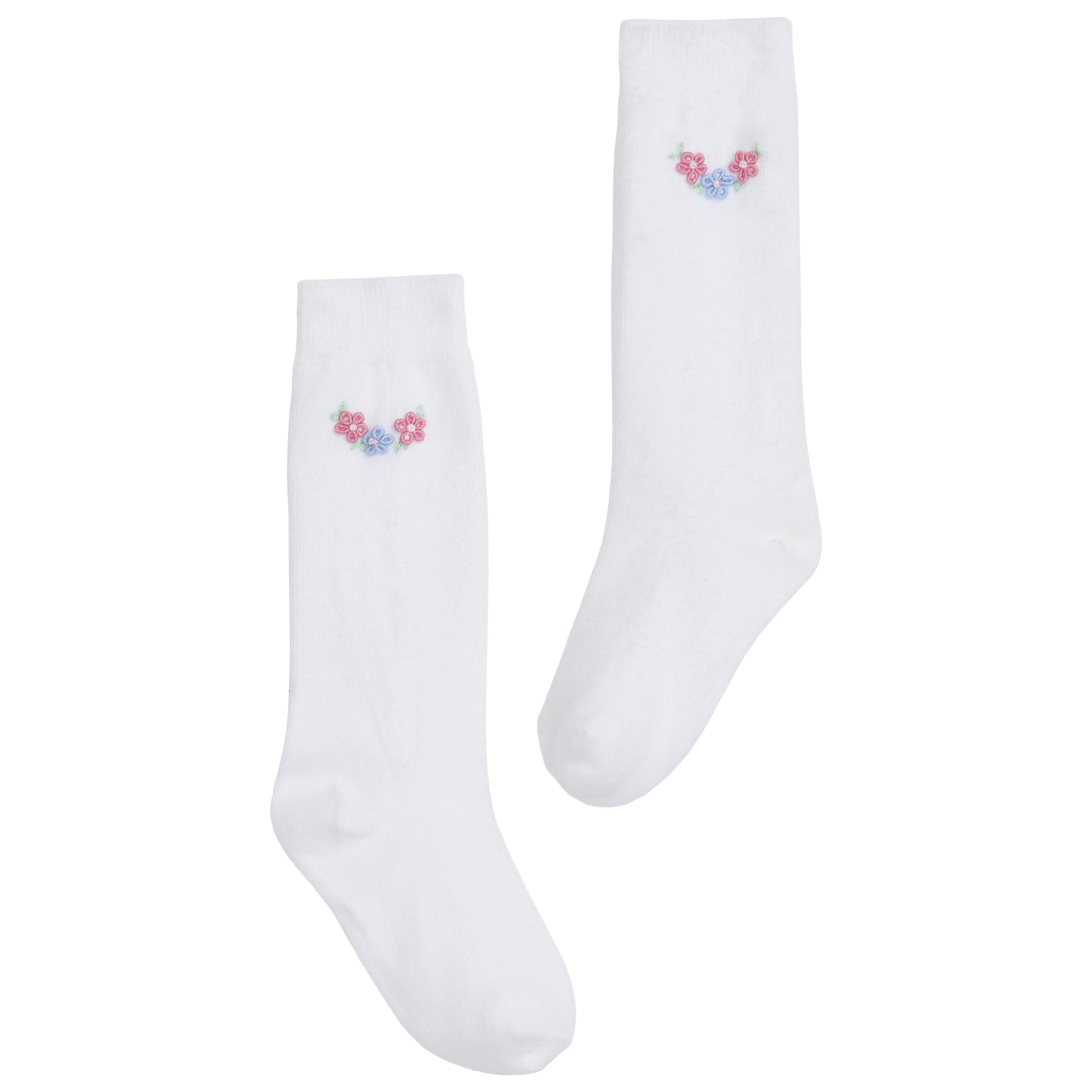 Fall Bloom Knee High Socks - Girls Floral Clothing – Little English
