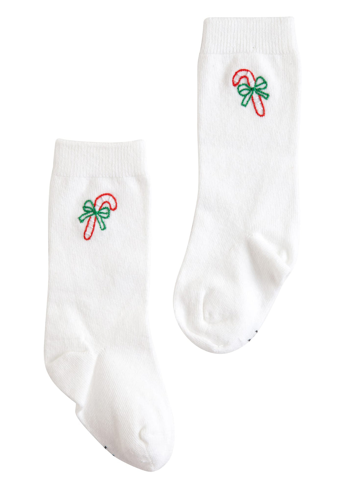 Little English classic candy cane embroidered knee high socks, traditional children&