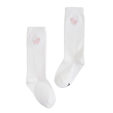 Knee Highs - Pink Sheep, Little English, classic children's clothing, preppy children's clothing, traditional children's clothing, classic baby clothing, traditional baby clothing