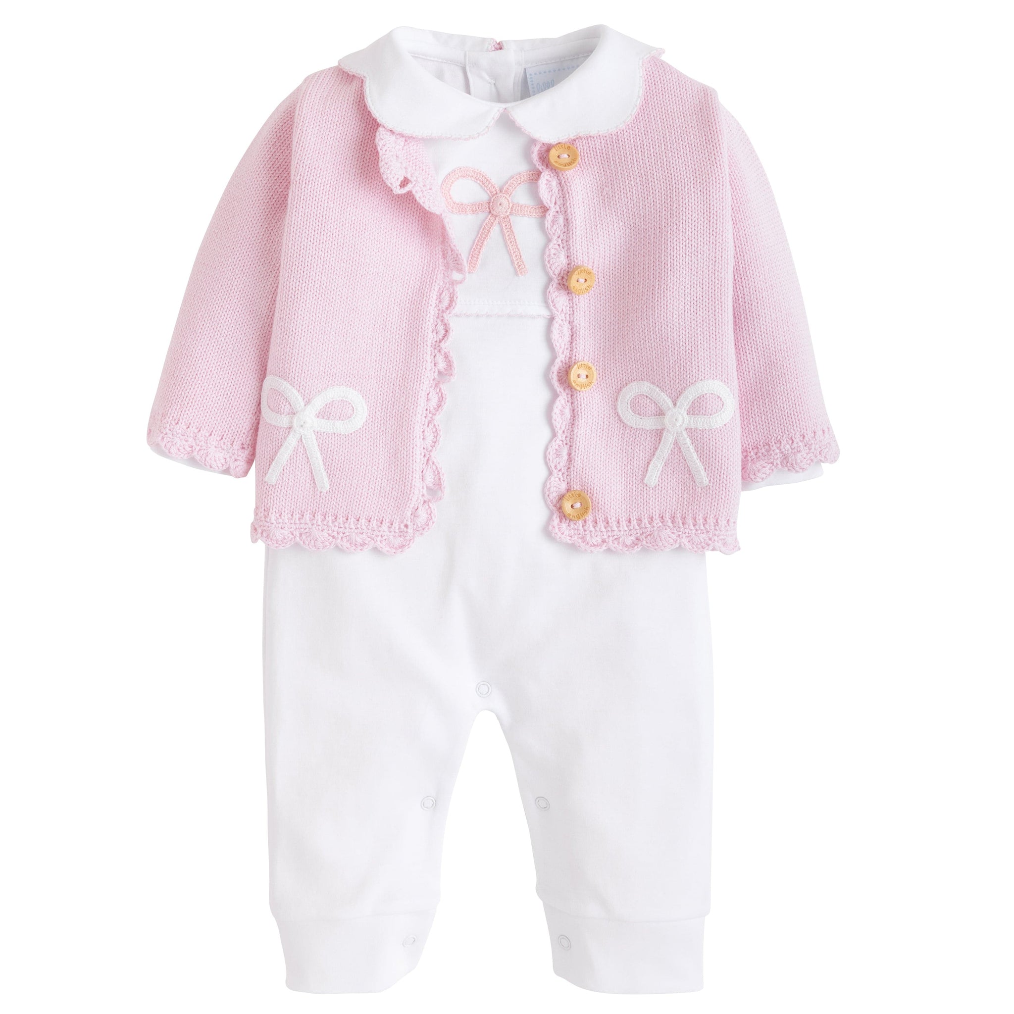 KIDS PLAYSUIT WITH CROCHET PANEL 12-14 CLEVER CLOGS main image 1