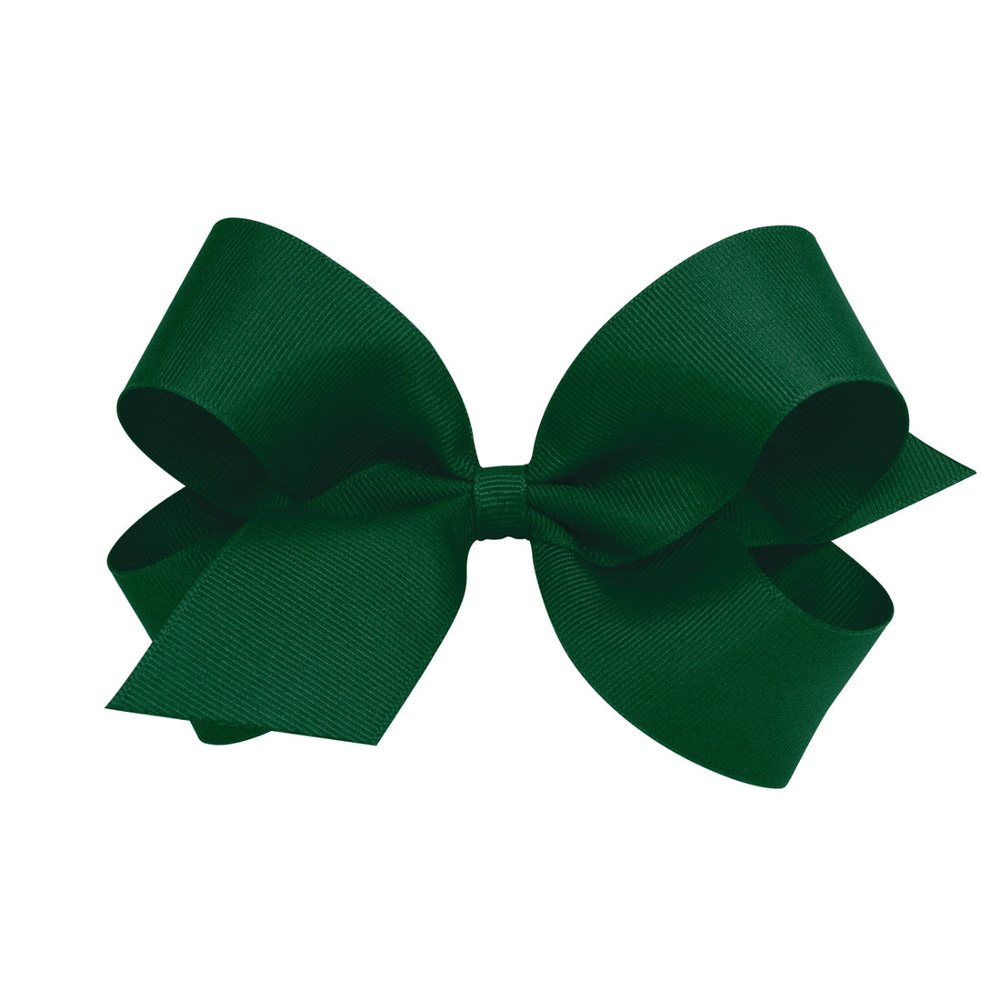 little english classic childrens clothing girls large hair bow in dark green