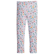 little english classic childrens clothing girls pink leggings with fall themed pattern