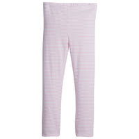 little english classic childrens clothing girls pink and white striped leggings