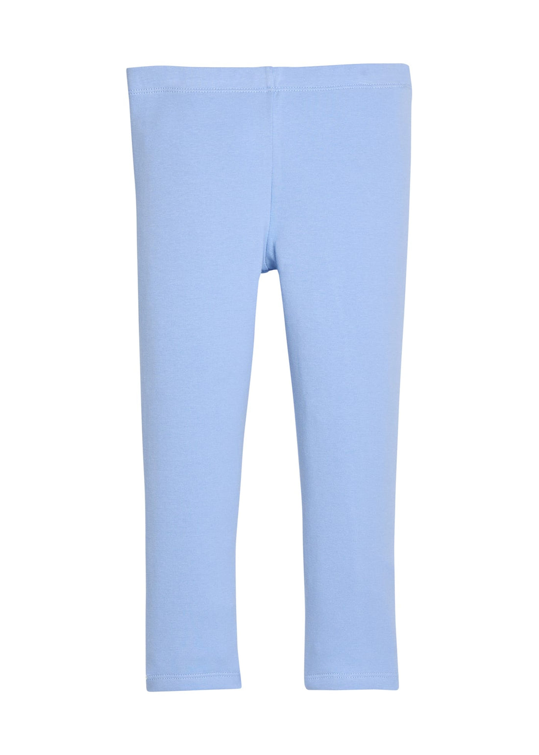 little english classic childrens clothing, stretchy light blue legging for little girl