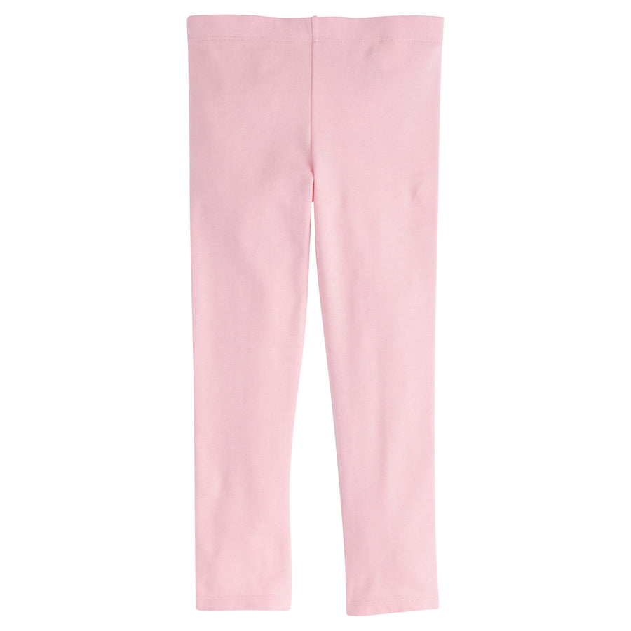little english classic childrens clothing girls pink and stretchy pull on legging