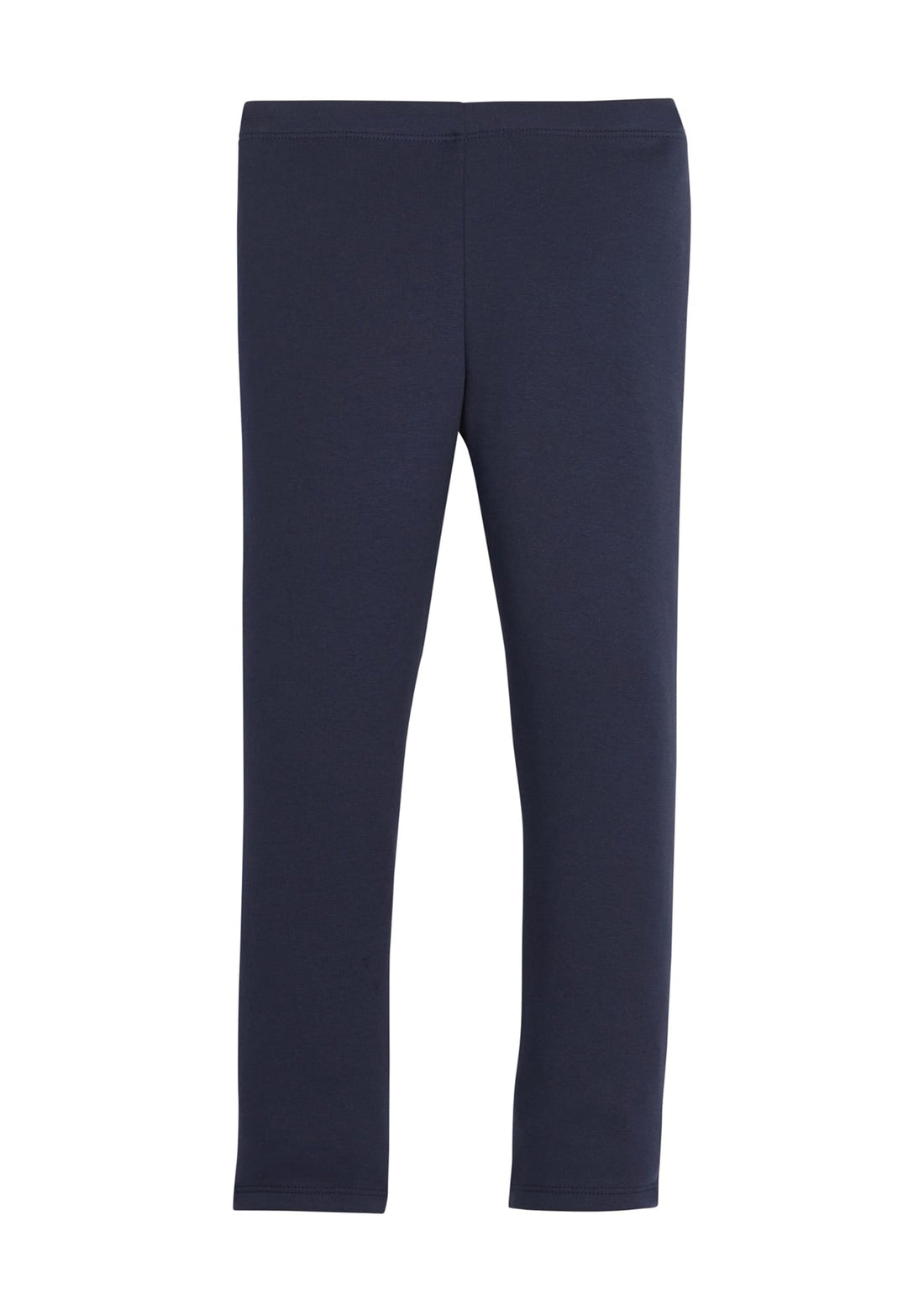 little english classic childrens clothing, stretchy navy legging for little girl