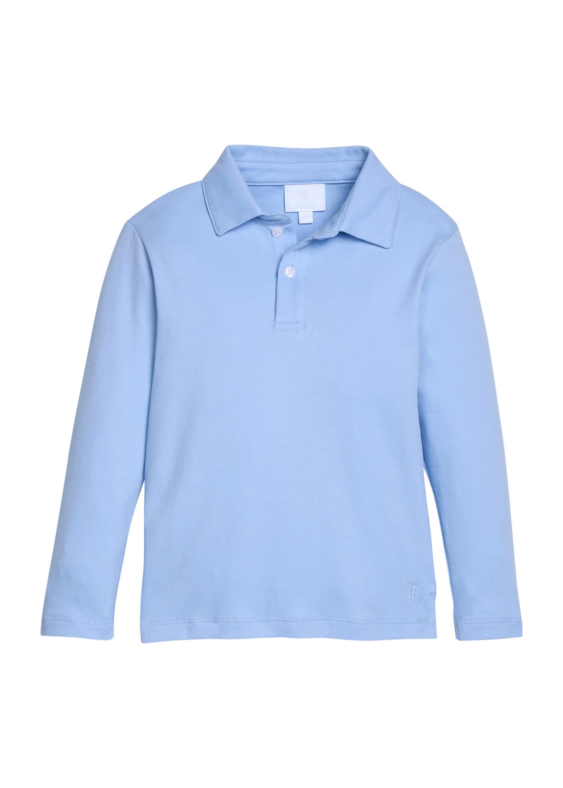 little english classic childrens clothing boys solid light blue polo