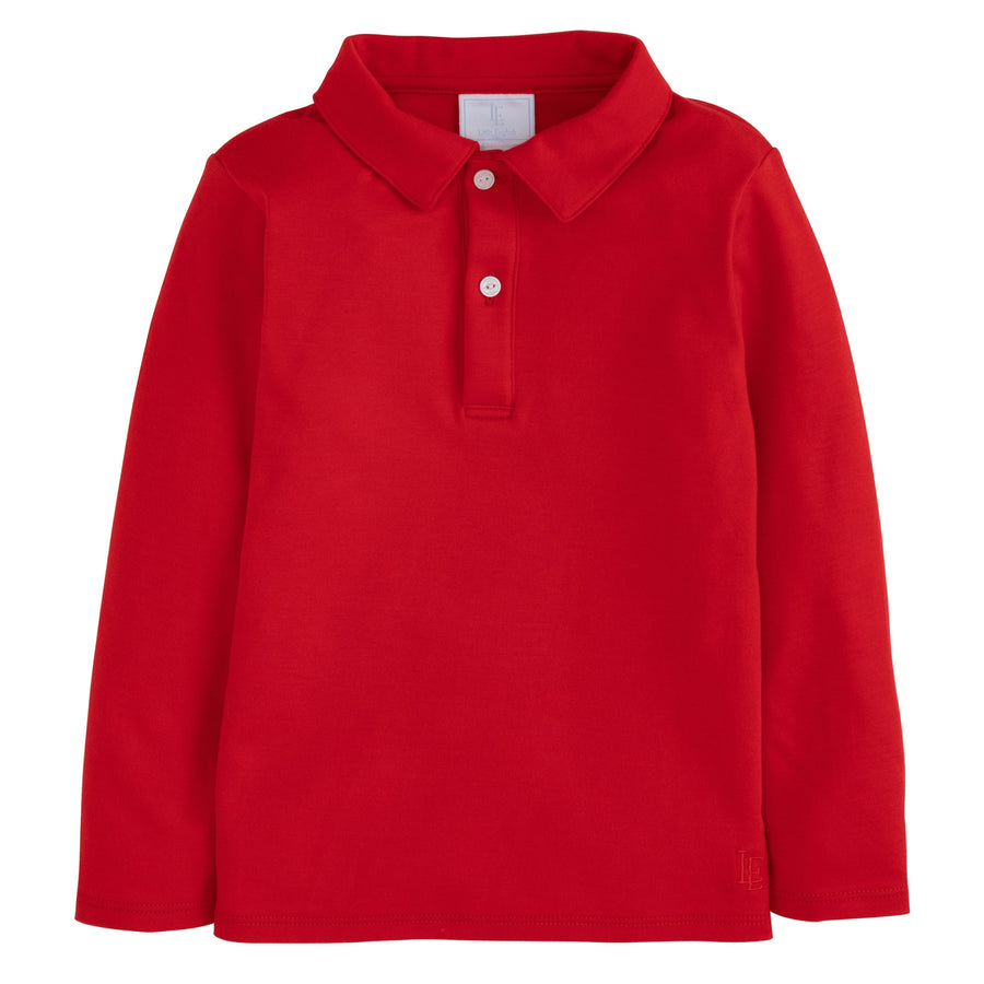 little english classic childrens clothing boys solid red polo 