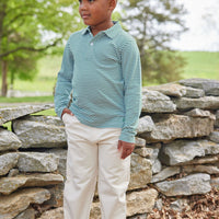 Little English classic tween boy pebble twill color pants