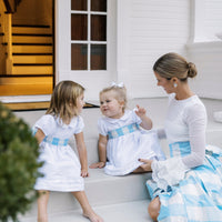 Little English Peter Pan Formal Dress In White