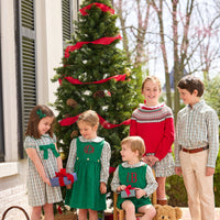 Little English Classic Children's clothing boys and girls winter styles for the holiday season, coordinating outfits