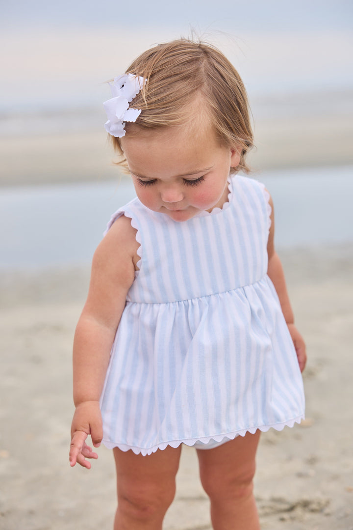 blue dress for baby girl Lace Morning Gown