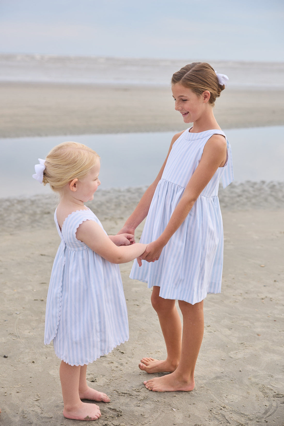 little white dress Savannah Stripe Mary Dee Dress