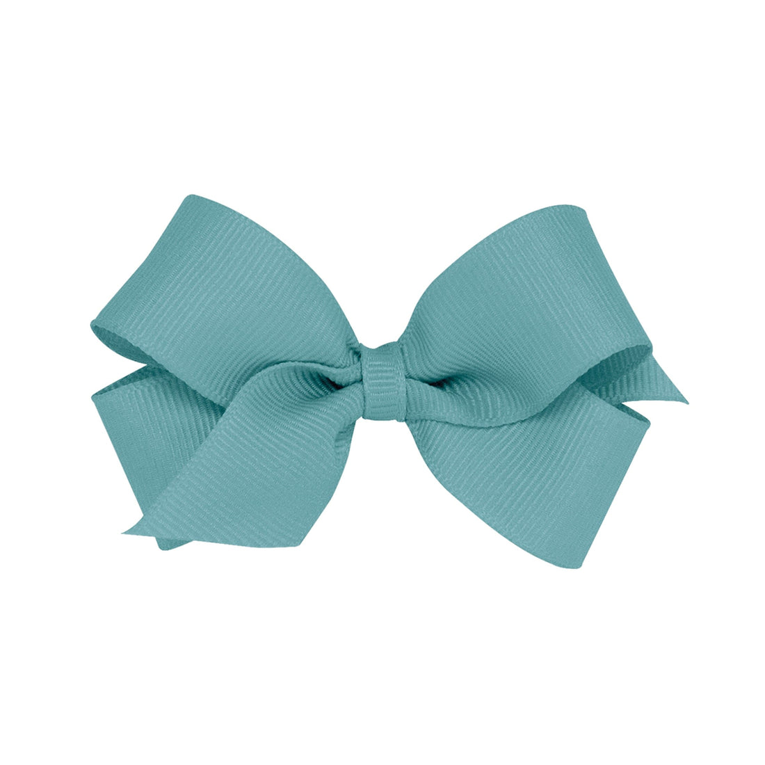 little english classic childrens clothing girls mini hair bow in green blue color