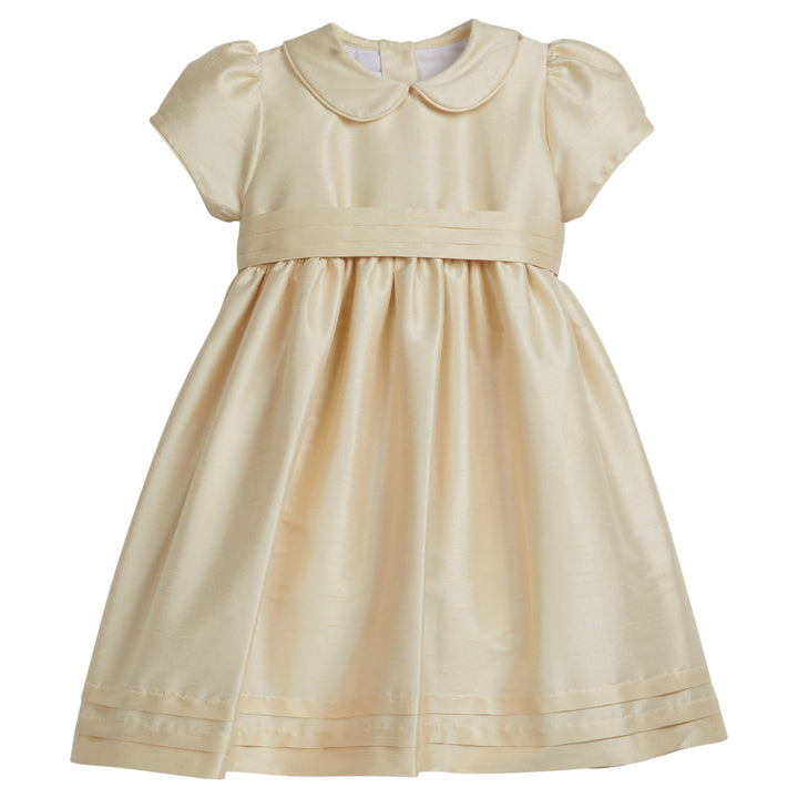 Girl's White Peter Pan Collar Formal Dress for Special Occasions Little English Girl's White Peter Pan Collar Formal Dress for Special Occasions Little English