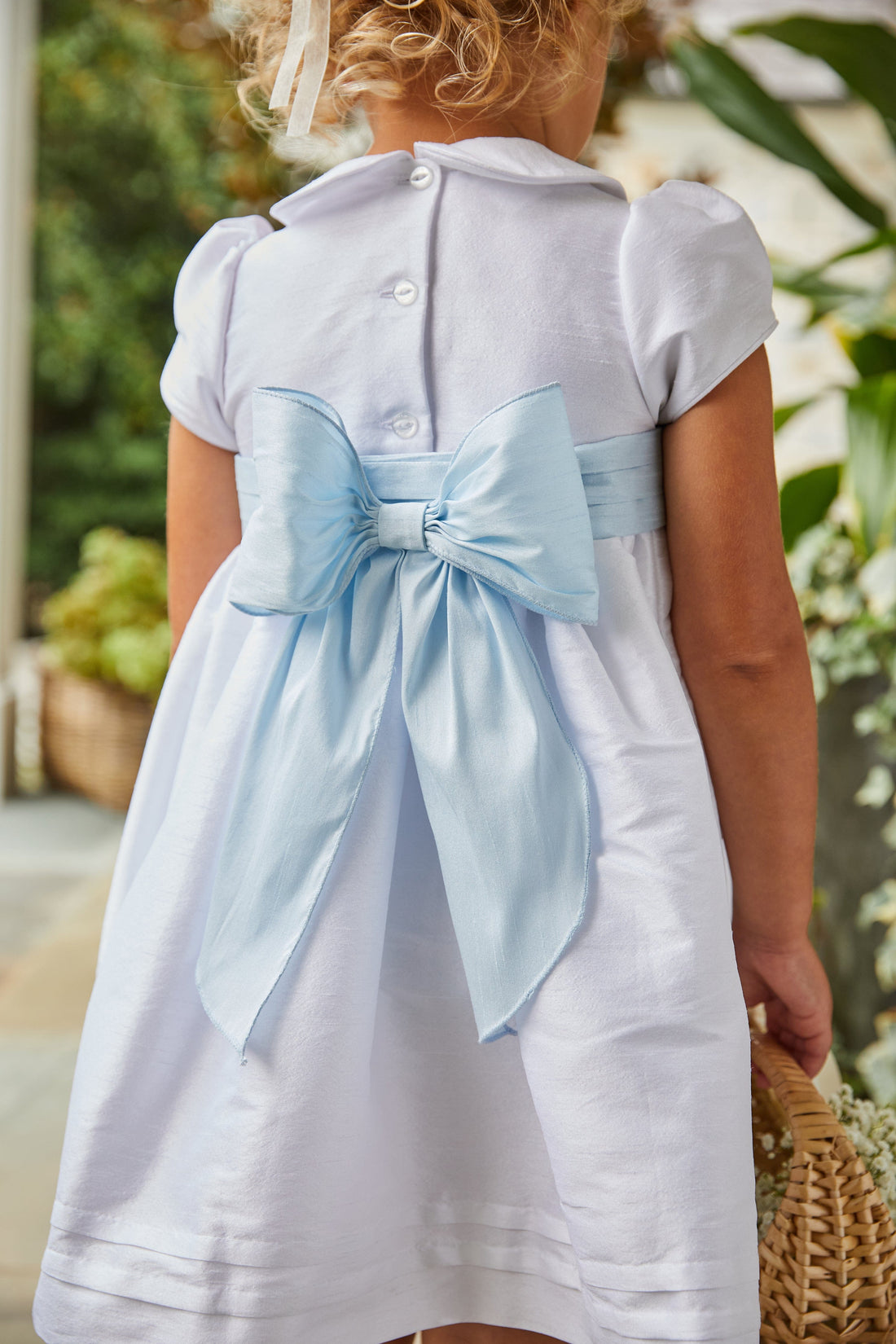 Girls Special Occasion Bow Sash in Blue – Little English Girls Special Occasion Bow Sash in Blue – Little English