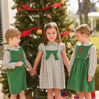 Little English Classic Children's clothing boys and girls winter styles for the holiday season, coordinating outfits