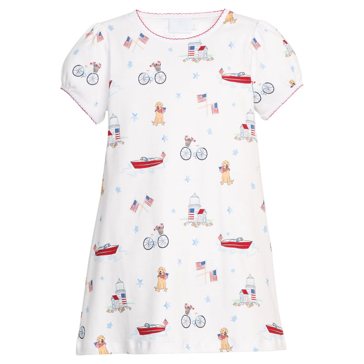 Little English | Coastal Summer Printed T-Shirt Dress Little English | Coastal Summer Printed T-Shirt Dress
