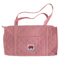 Little English classic children's luggage red fire truck duffle