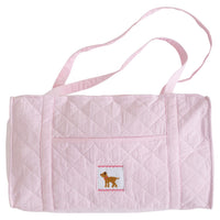 Little English classic children's luggage light pink lab duffle