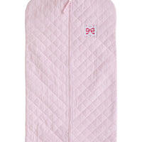 Little English classic children's luggage pink bow garment bag