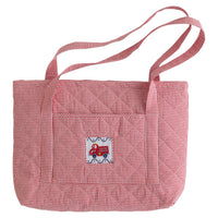 Little English classic children's luggage red fire truck tote bag