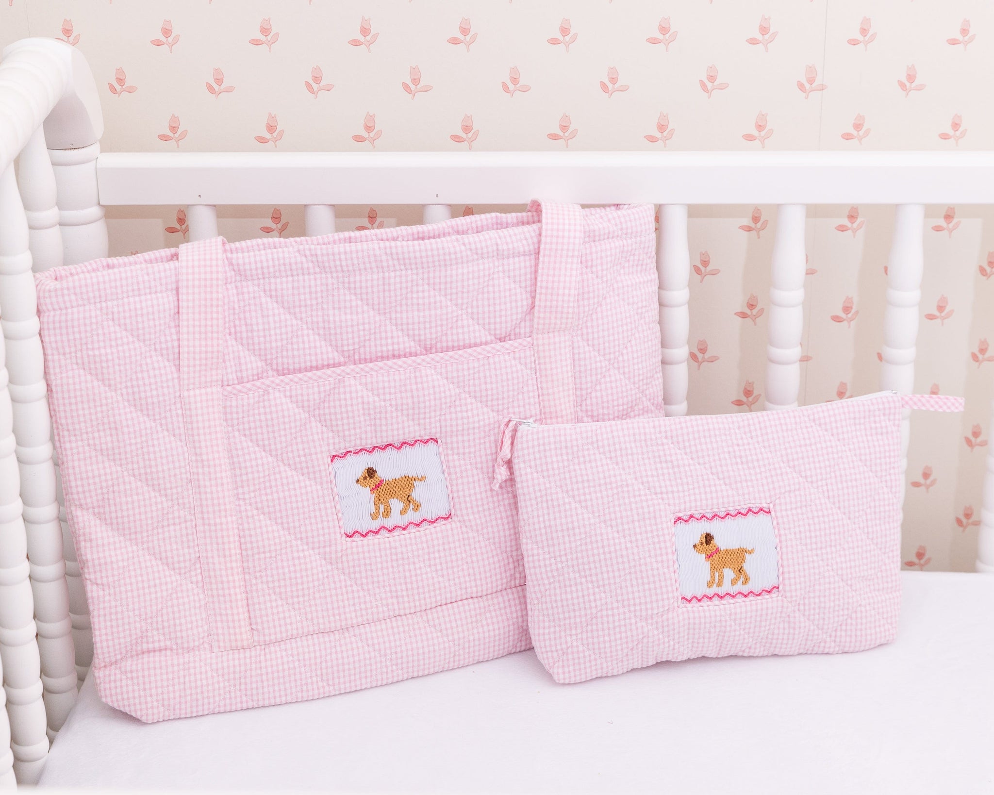 Baby Girl Luggage Set Kids Pink Travel Bags Little English