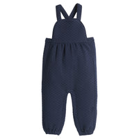 little english classic children's clothing boys navy quilted overall for fall 