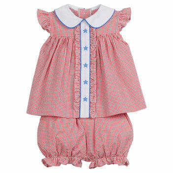 Little English Ruffled Sally Bloomer Set, Ballet main image 1